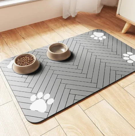 KinPaws™ Mealtime Harmony Mat - Because clean floors create calmer homes.