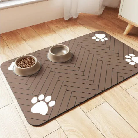 KinPaws™ Mealtime Harmony Mat - Because clean floors create calmer homes.