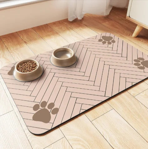KinPaws™ Mealtime Harmony Mat - Because clean floors create calmer homes.