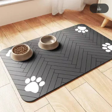 KinPaws™ Mealtime Harmony Mat - Because clean floors create calmer homes.
