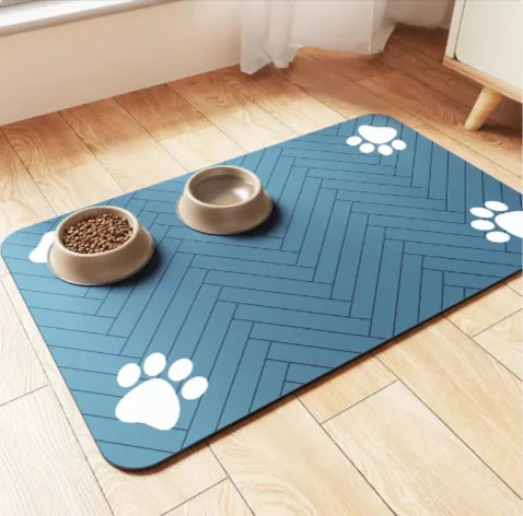 KinPaws™ Mealtime Harmony Mat - Because clean floors create calmer homes.