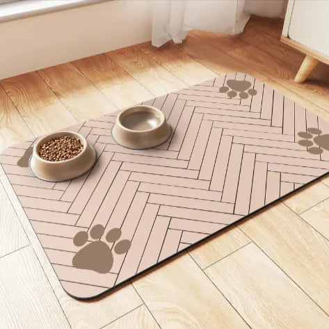 KinPaws™ Mealtime Harmony Mat - Because clean floors create calmer homes.